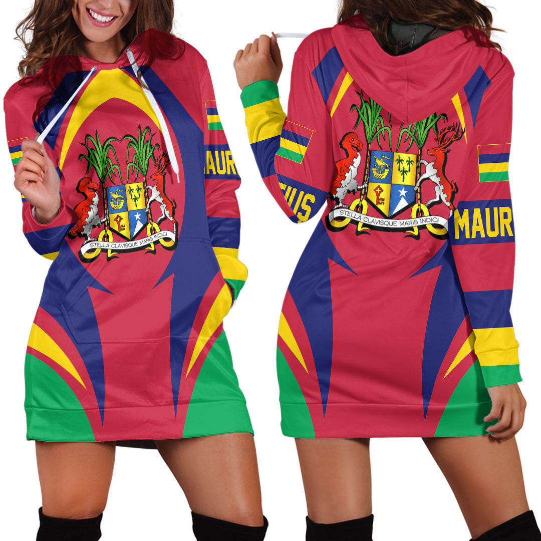 Clothing Mauritius Action Flag Hoodie Dress