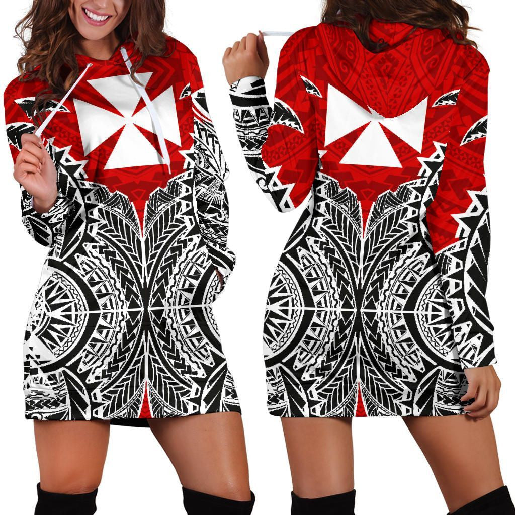 Wallis And Futuna Premium Hoodie Dress