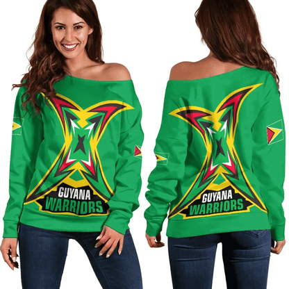 Guyana Hoodie Dress Flag Warriors