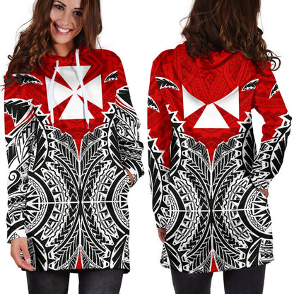 Wallis And Futuna Premium Hoodie Dress