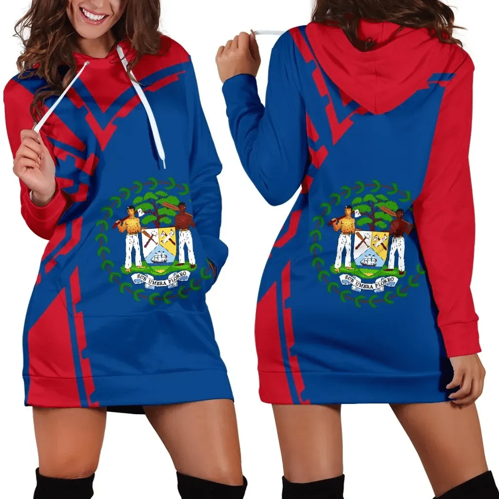 Belize Hoodie Dress Premium Style Th5