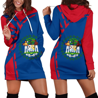 Belize Hoodie Dress Premium Style Th5
