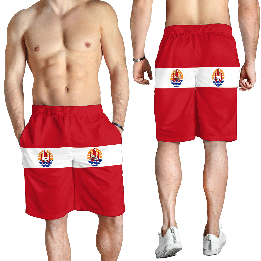 Men's Short Flag of Tahiti French Polynesia Men's Short
