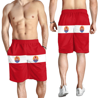 Men's Short Flag of Tahiti French Polynesia Men's Short
