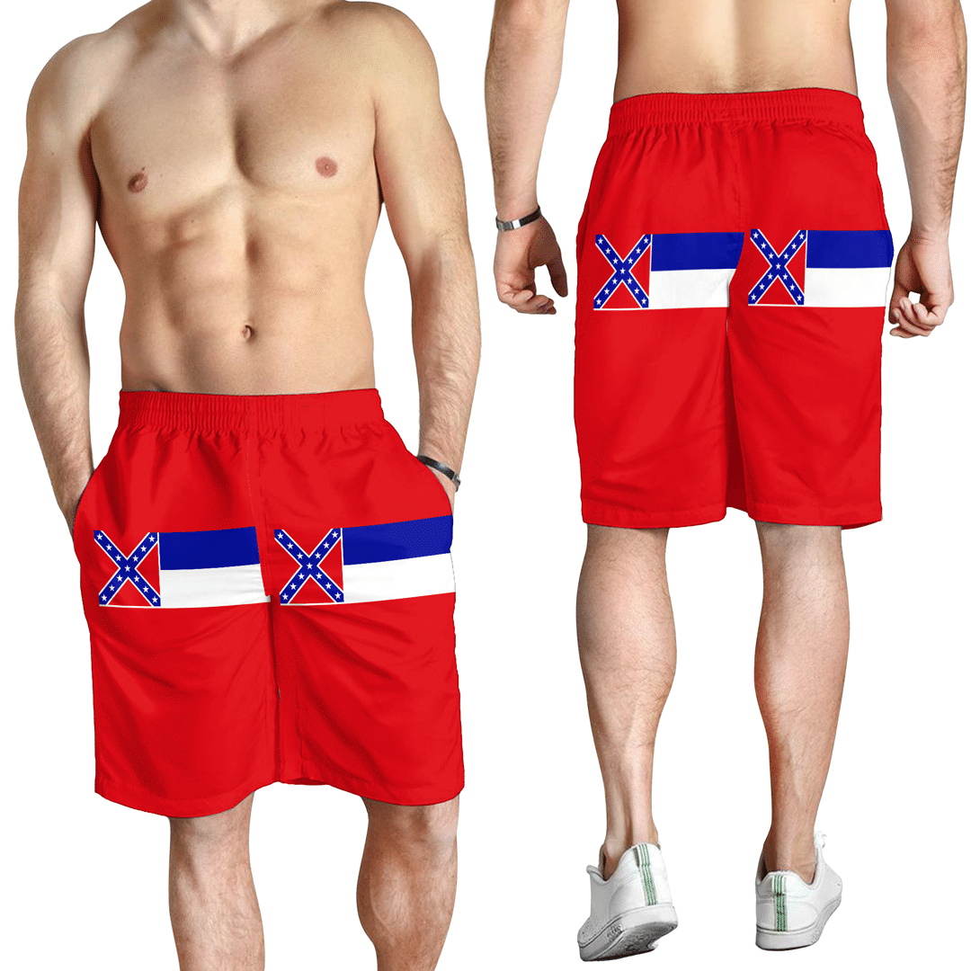 Men's Short Flag Of Mississippi 1996 2001 Men's Short