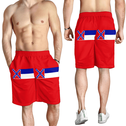 Men's Short Flag Of Mississippi 1996 2001 Men's Short