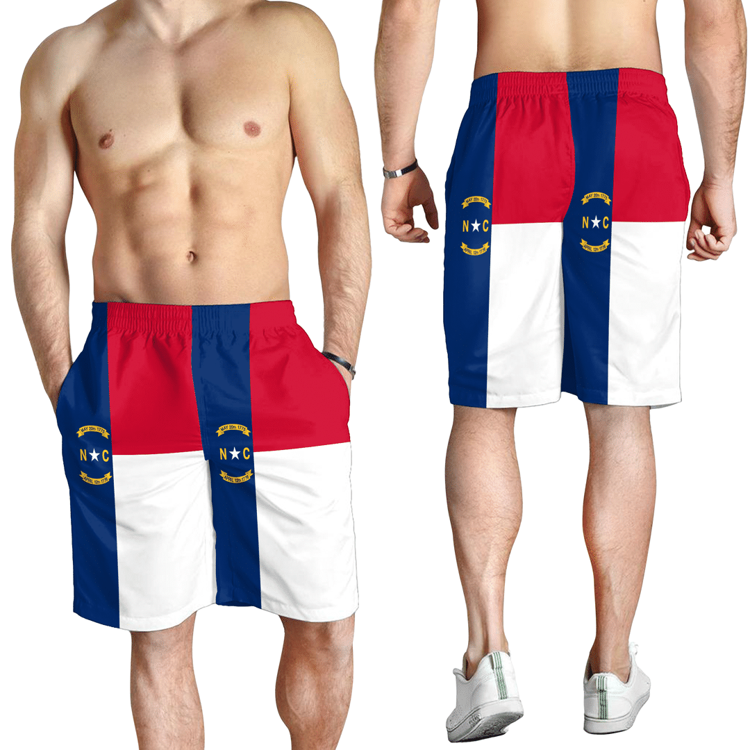 Men's Short Flag Of North Carolina Men's Short