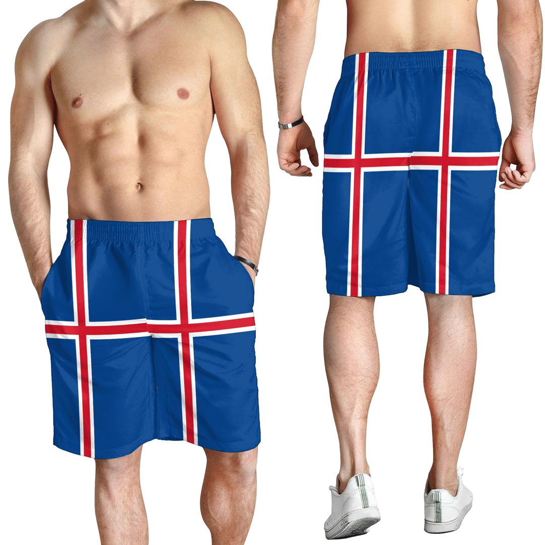 Men's Short Flag of Iceland Men's Short