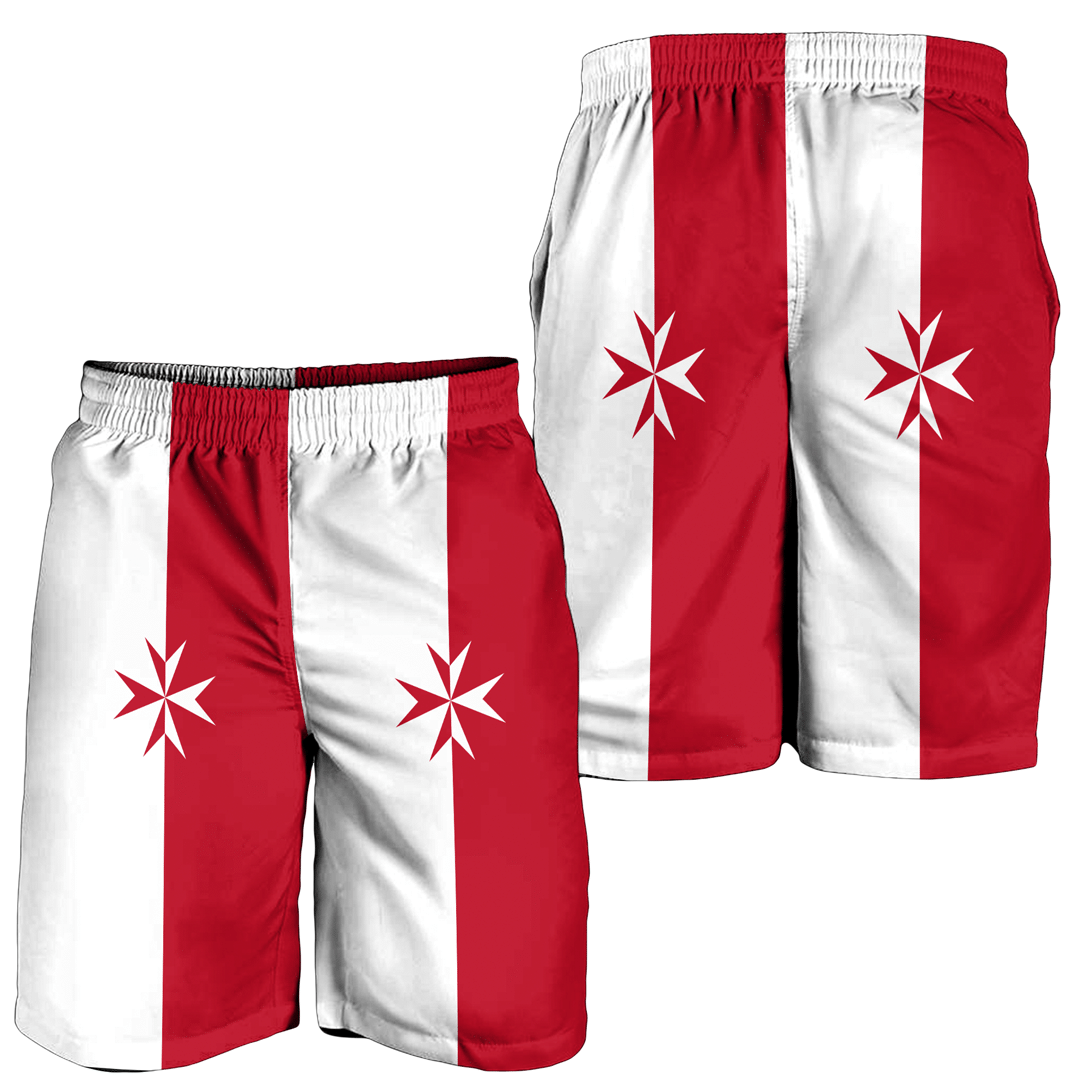 Men's Short Flag of Malta Maltese Cross Men's Short