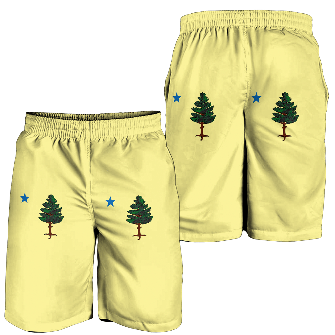 Men's Short Flag Of Maine 1901 1909 Men's Short