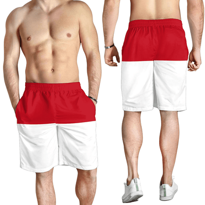 Men's Short Flag of Monaco Men's Short
