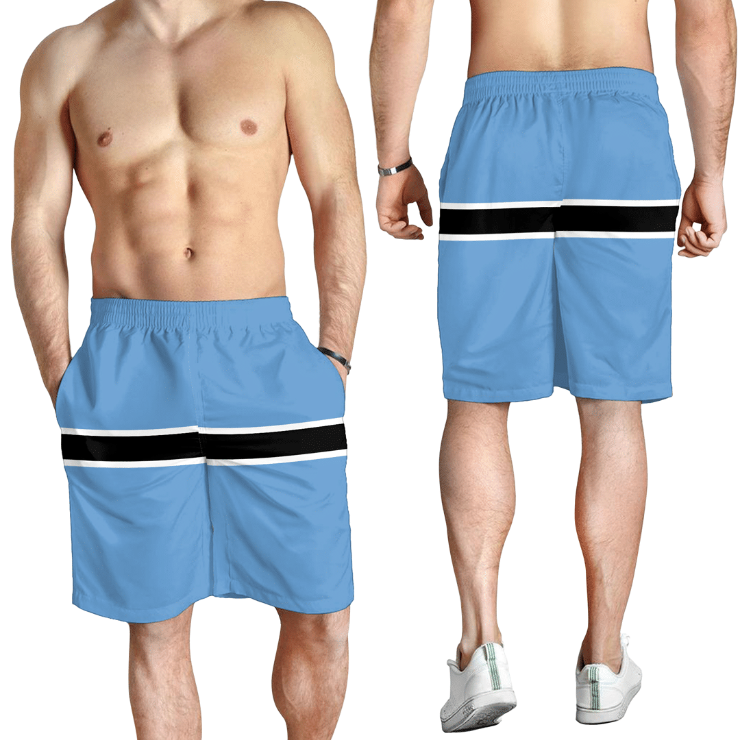 Men's Short Flag of Botswana Men's Short
