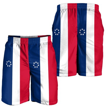 Men's Short Flag Of Louisiana January 1861 Men's Short