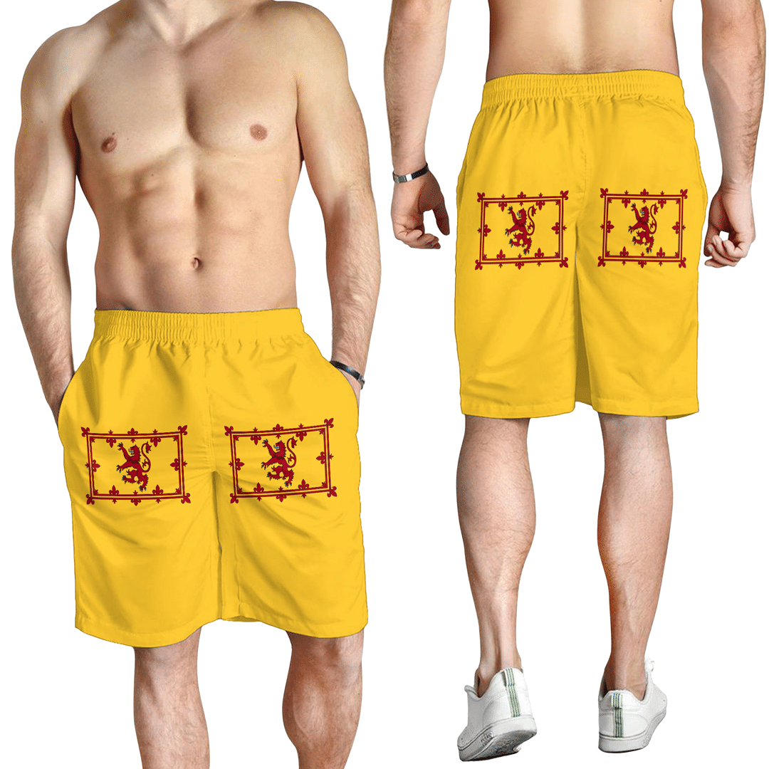 Men's Short Flag of Royal Banner Of Scotland Men's Short