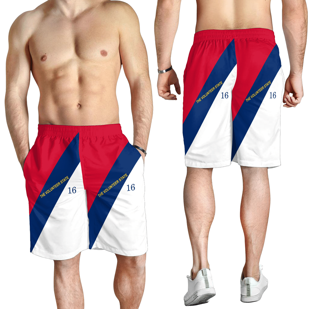 Men's Short Flag Of Tennessee 1897 1905 Men's Short