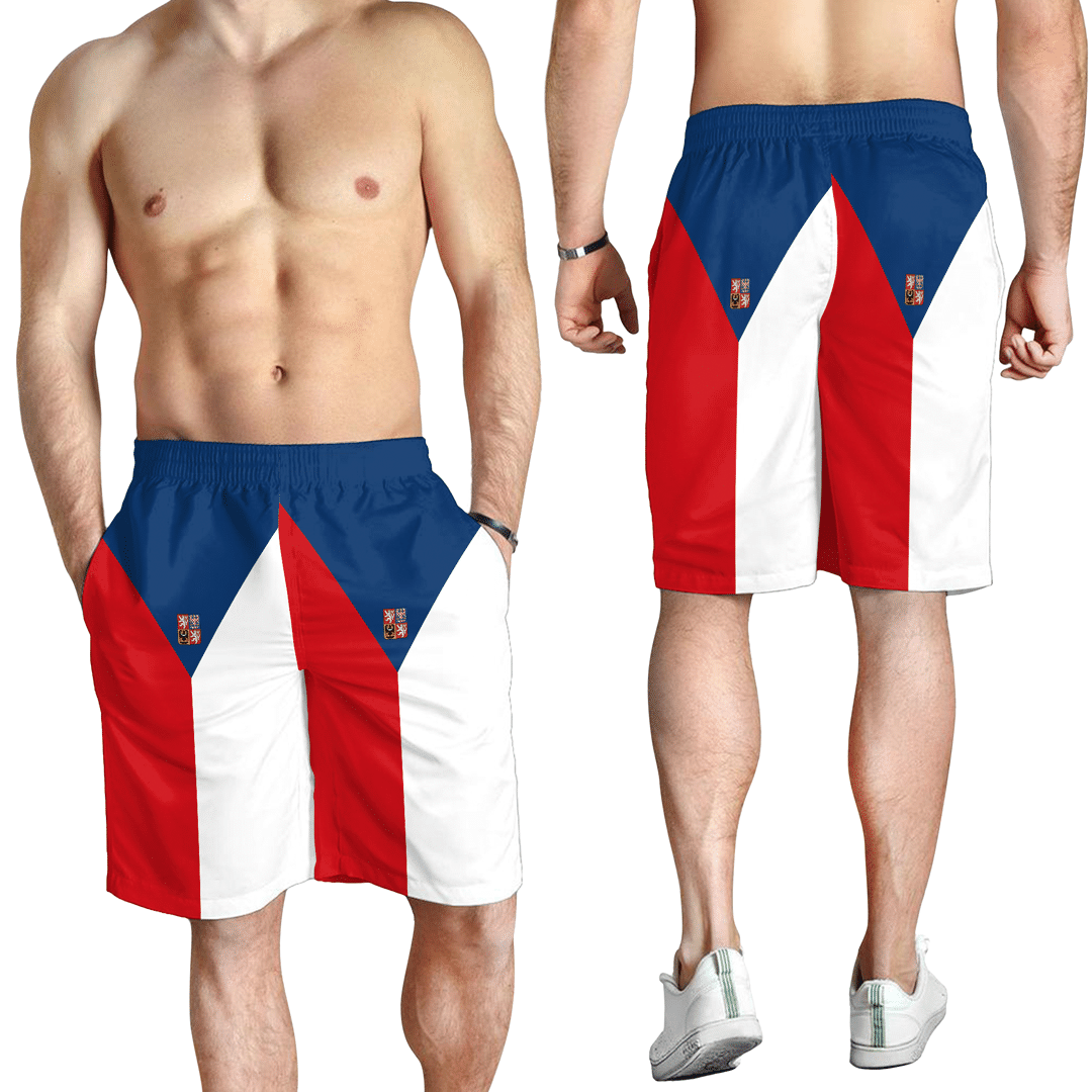 Men's Short Flag of Czech Republic Men's Short