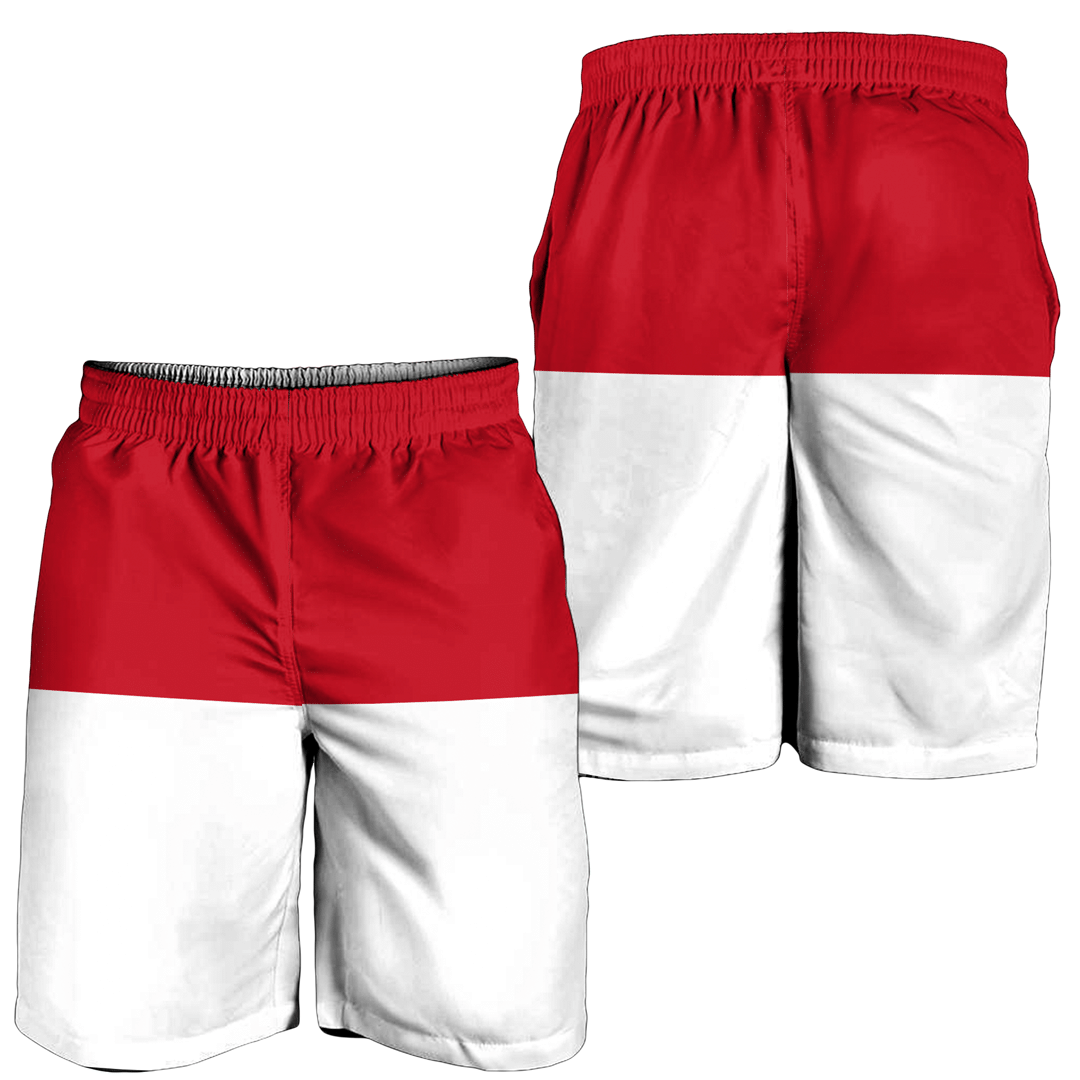 Men's Short Flag of Monaco Men's Short