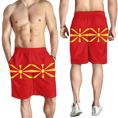 Men's Short Flag of North Macedonia Men's Short