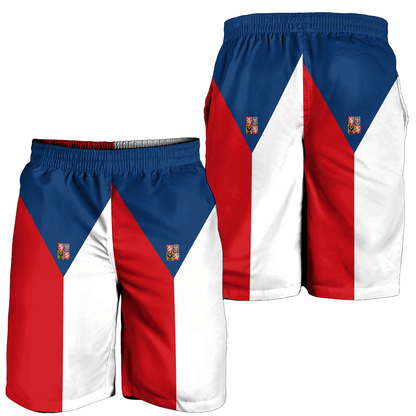Men's Short Flag of Czech Republic Men's Short