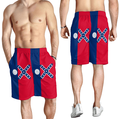 Men's Short Flag Of The State Of Georgia 2001 2003 Men's Short