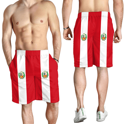 Men's Short Flag of Peru Men's Short