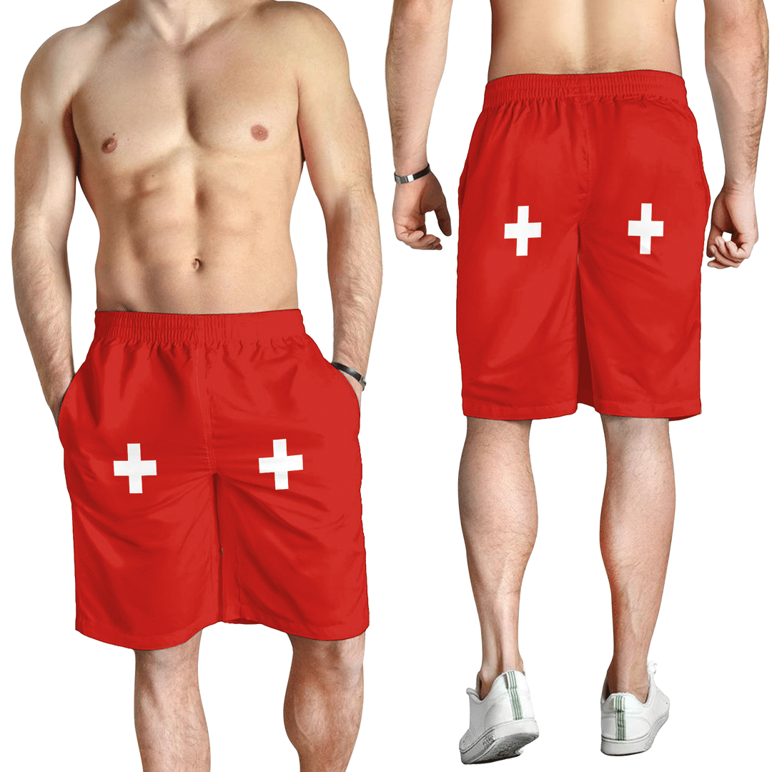 Men's Short Flag of Switzerland Men's Short