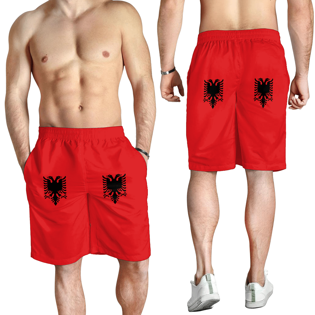 Men's Short Flag of Albania Albanian Armed Forces Men's Short