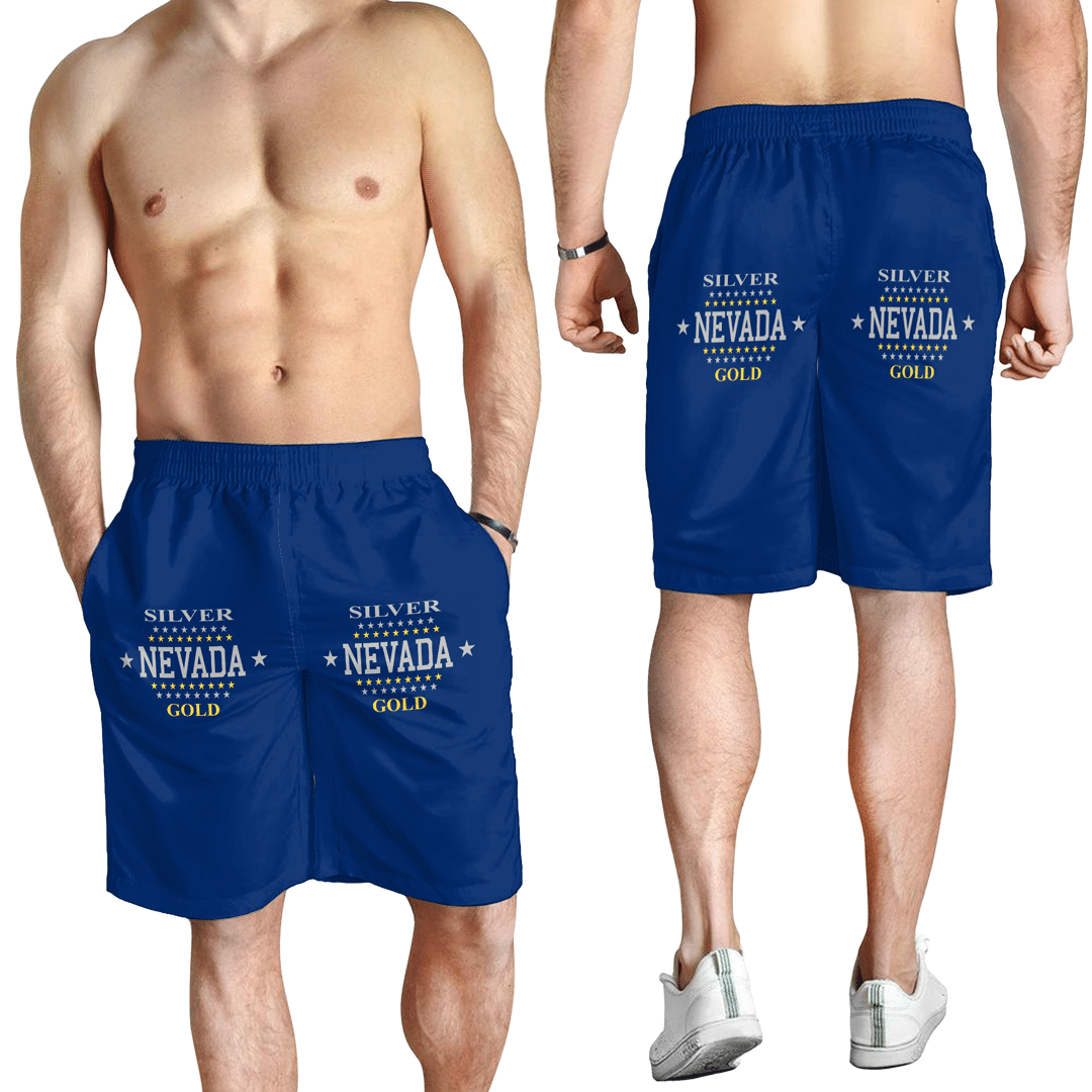 Men's Short Flag Of Nevada Men's Short