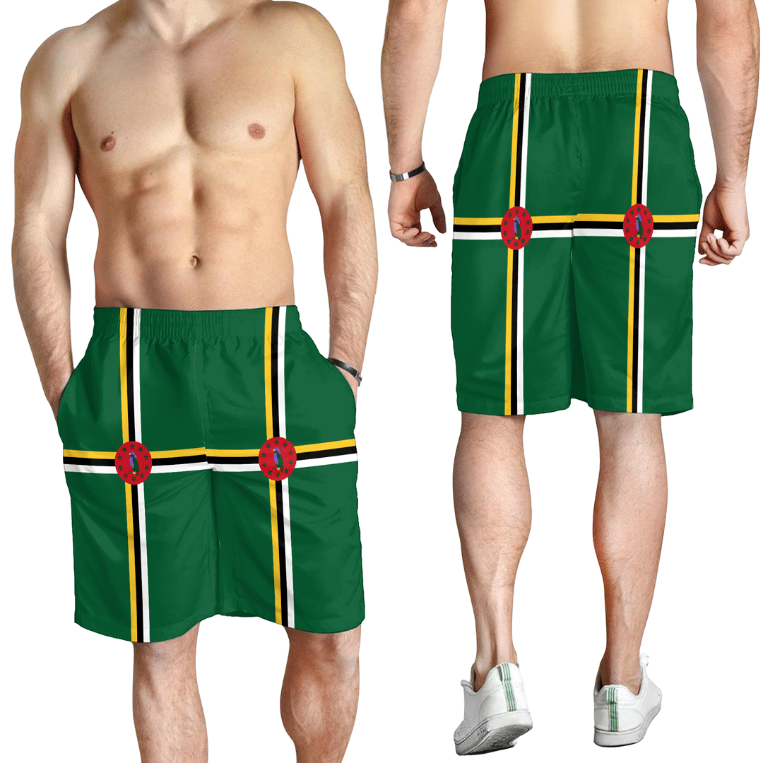 Men's Short Flag of Dominica Men's Short