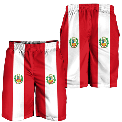Men's Short Flag of Peru Men's Short