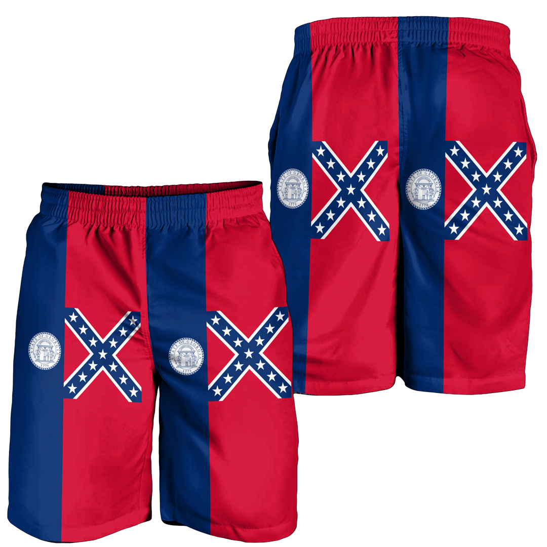 Men's Short Flag Of The State Of Georgia 2001 2003 Men's Short
