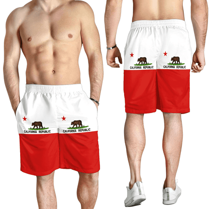 Men's Short Flag Of California 1909 Men's Short