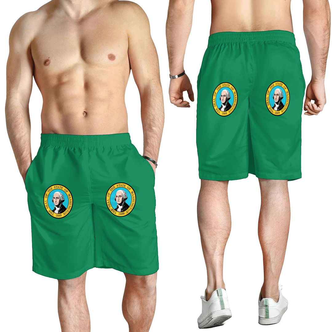 Men's Short Flag Of Washington Men's Short