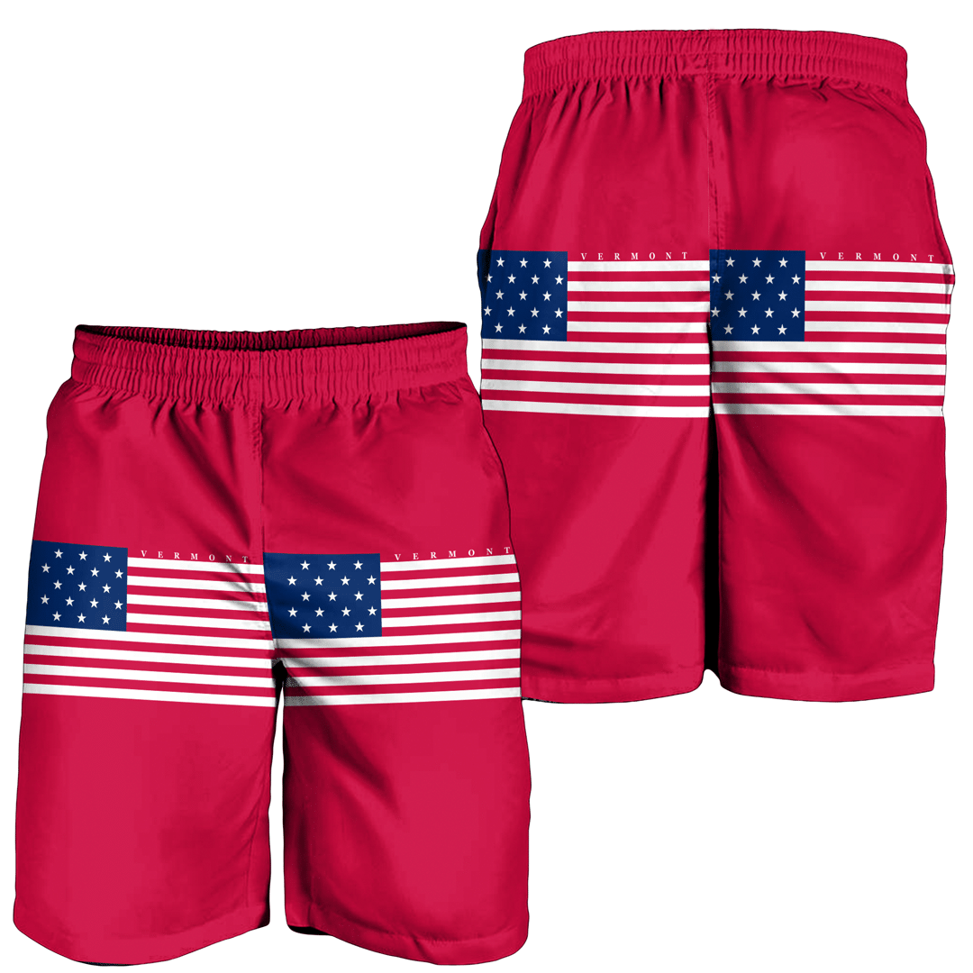 Men's Short Flag Of Vermont 1804 1837 Men's Short