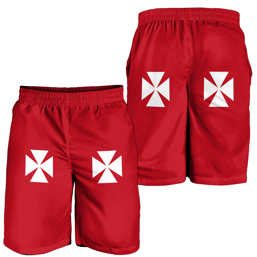 Men's Short Flag of Wallis And Futuna Men's Short