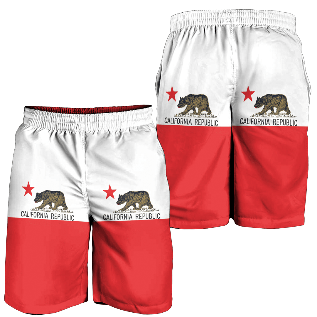 Men's Short Flag Of California 1909 Men's Short