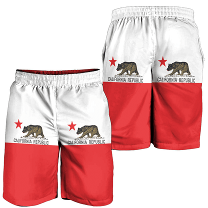 Men's Short Flag Of California 1909 Men's Short