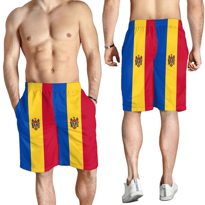 Men's Short Flag of Moldova Men's Short