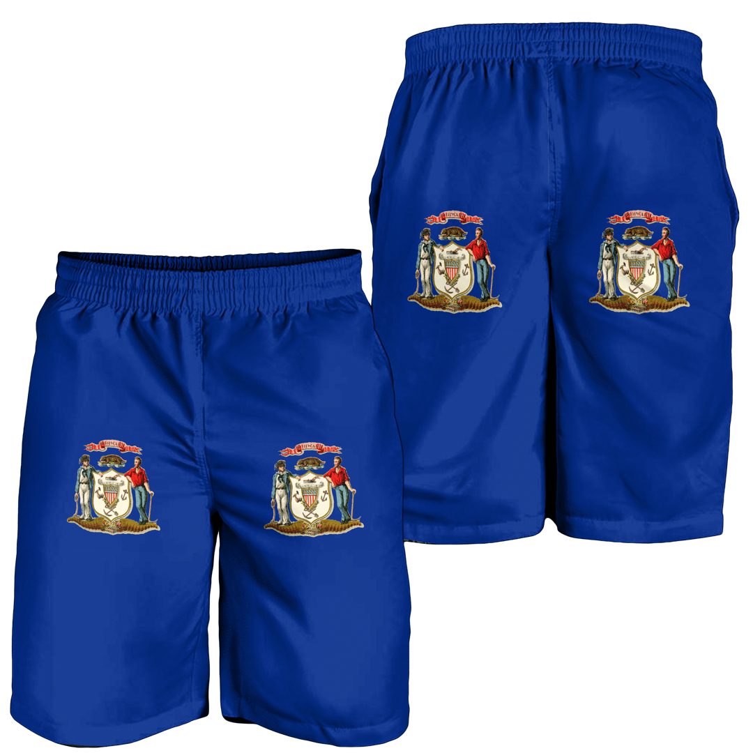 Men's Short Flag Of Wisconsin 1866 1913 Men's Short