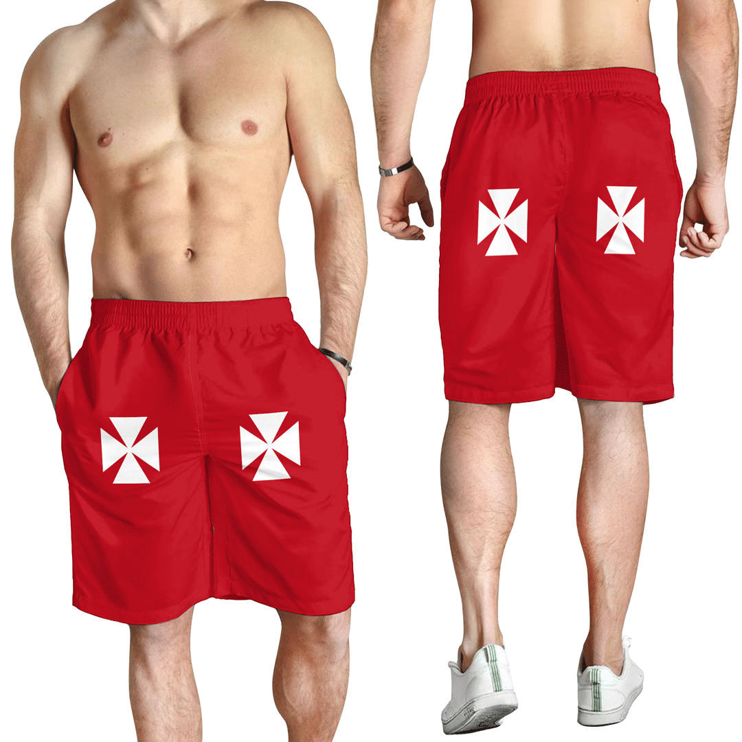 Men's Short Flag of Wallis And Futuna Men's Short