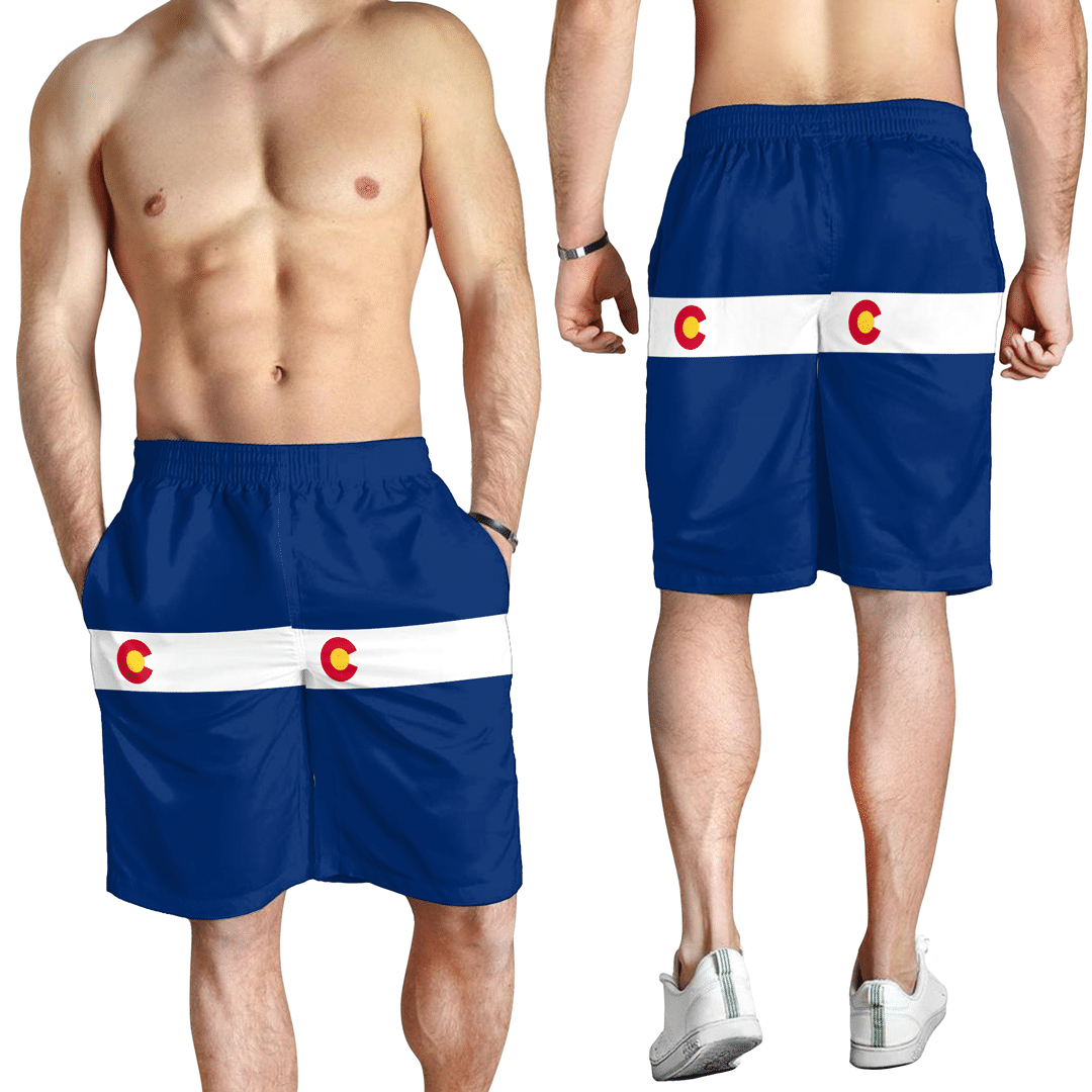 Men's Short Flag Of Colorado 1911 1964 Men's Short