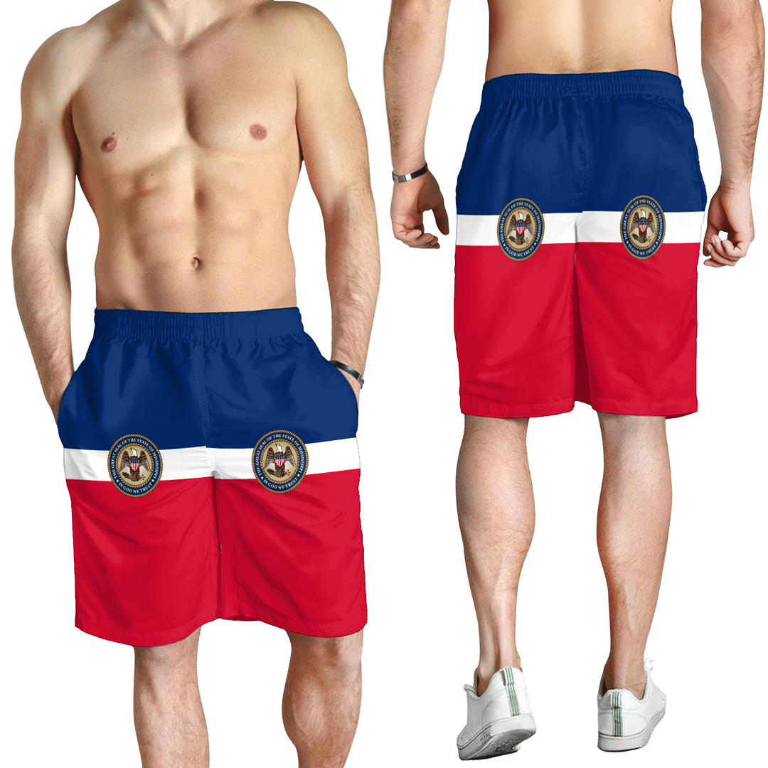 Men's Short Flag of Mississippi State Flag Men's Short
