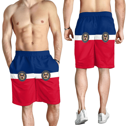 Men's Short Flag of Mississippi State Flag Men's Short
