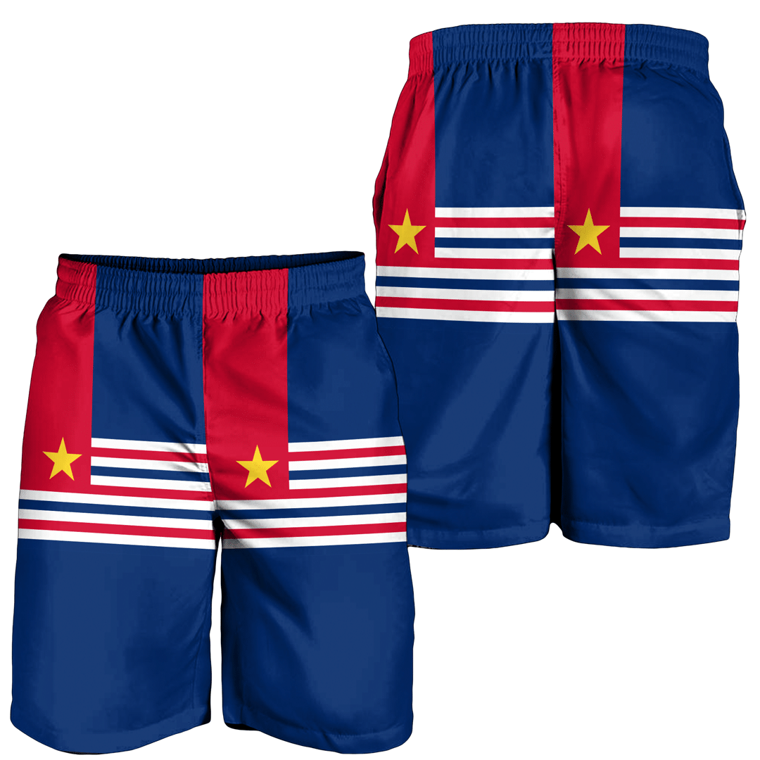Men's Short Flag Of Louisiana February 11 1861 Men's Short
