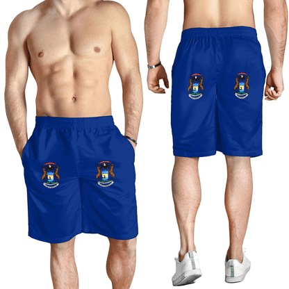 Men's Short Flag Of Michigan Men's Short