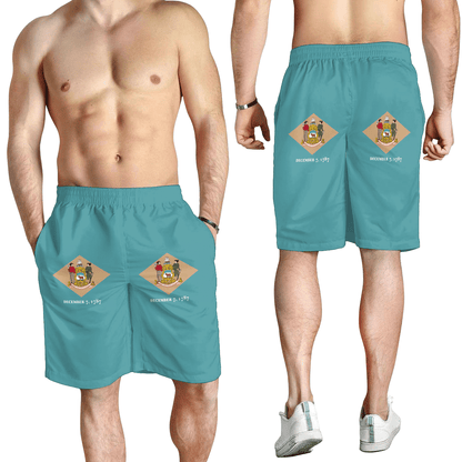 Men's Short Flag of Delaware Men's Short