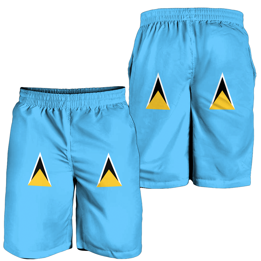 Men's Short Flag of Saint Lucia Men's Short