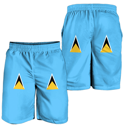 Men's Short Flag of Saint Lucia Men's Short