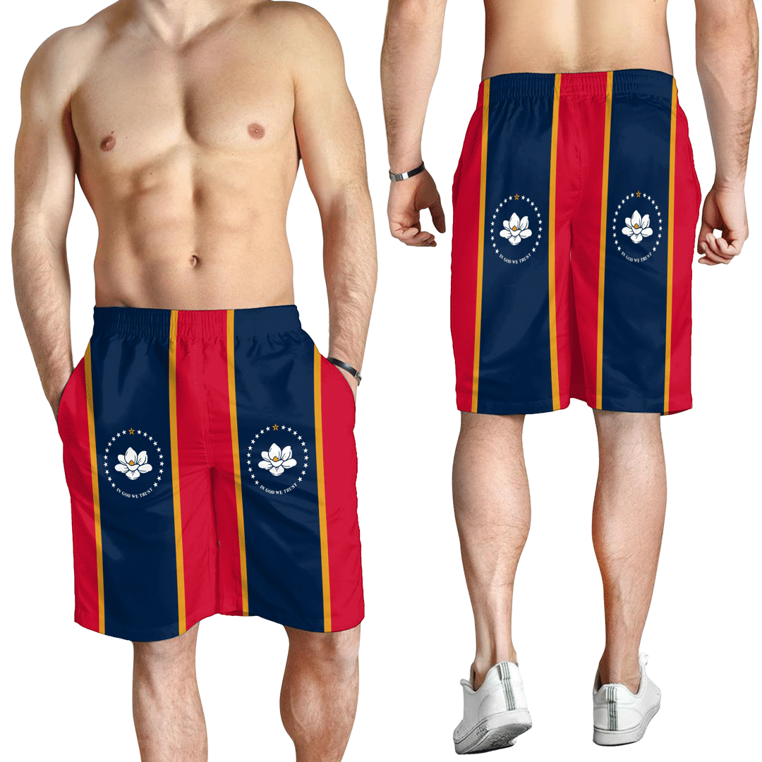 Men's Short Flag Of Mississippi Men's Short