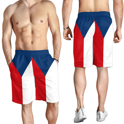 Men's Short Flag of Czech Republic Men's Short